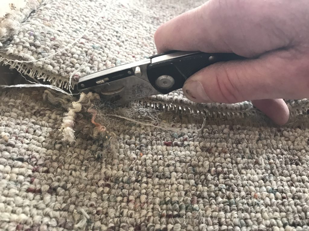 how to remove old carpet