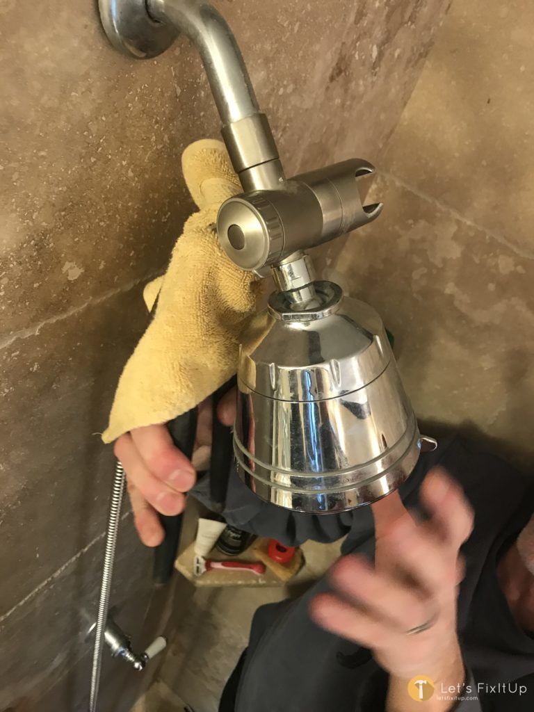 installing new shower head