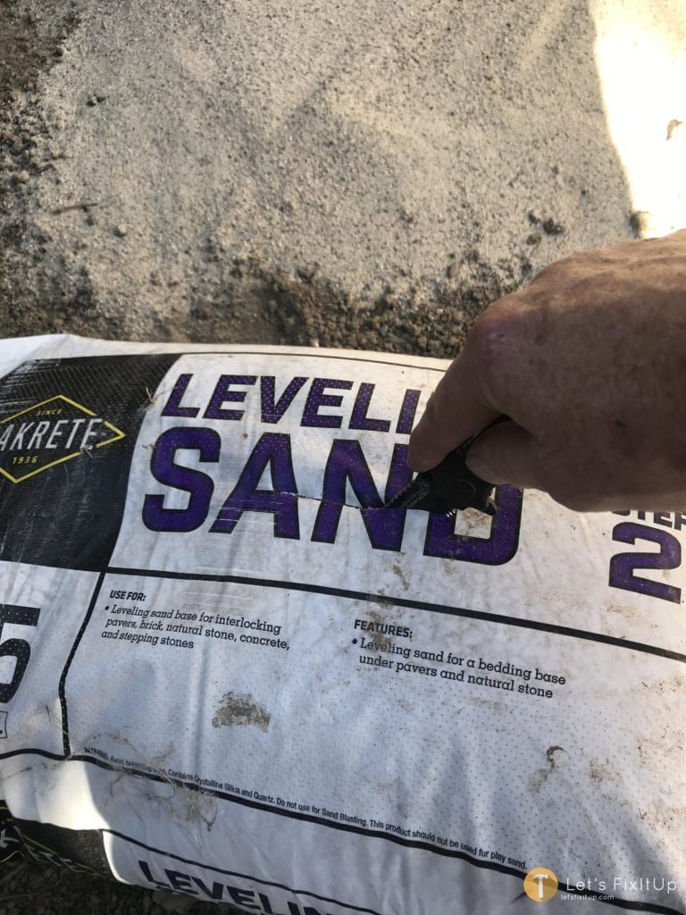 Leveling Sand